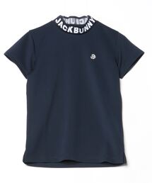 ジャックバニー  ダブルフェイスカノコモックネックカットソー(半袖)