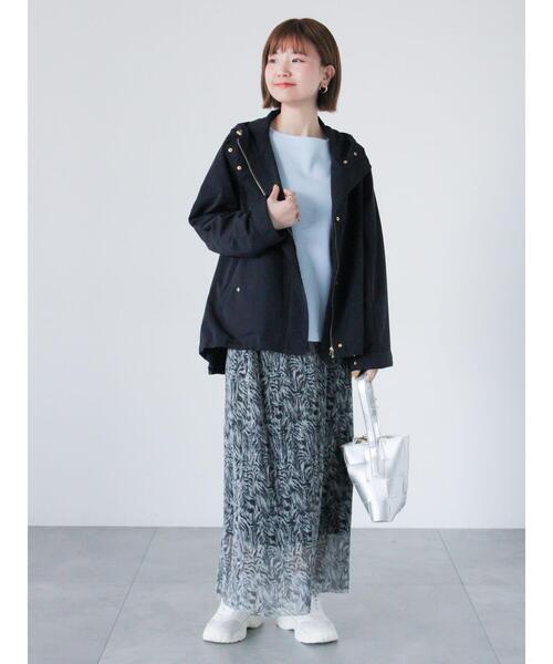 Lugnoncure（ルノンキュール）の「ミラノリブボートネックニット（ニット/セーター・レディース・ミント/サックスブルー/チャコールグレー/イエロー・F）」の21枚目の写真