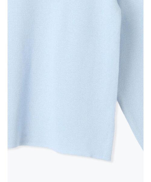 Lugnoncure（ルノンキュール）の「ミラノリブボートネックニット（ニット/セーター・レディース・ミント/サックスブルー/チャコールグレー/イエロー・F）」の10枚目の写真