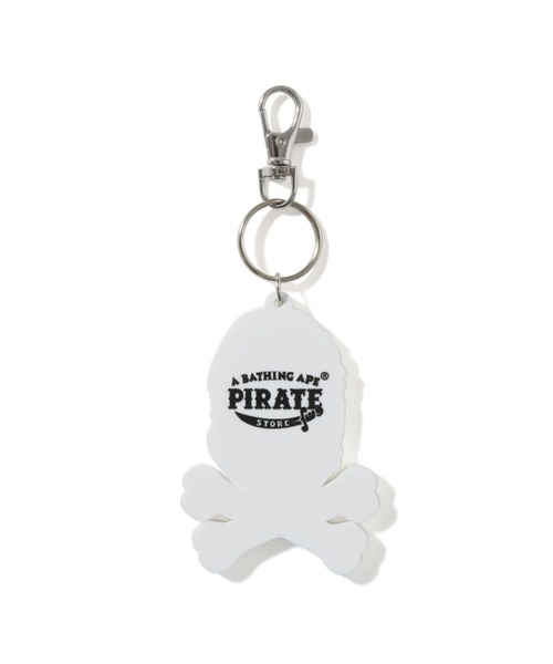 A BATHING APE(アベイシングエイプ)の「CROSSBONE SILICON KEYCHAIN(キーホルダー・メンズ・ブラック・FREE)」の2枚目の写真