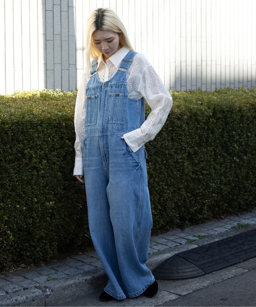 ★極美品★【UNIVERSAL OVERALL】別注デニムオーバーオール セール】デニムオーバーオール / DENIM OVERALL（サロペット