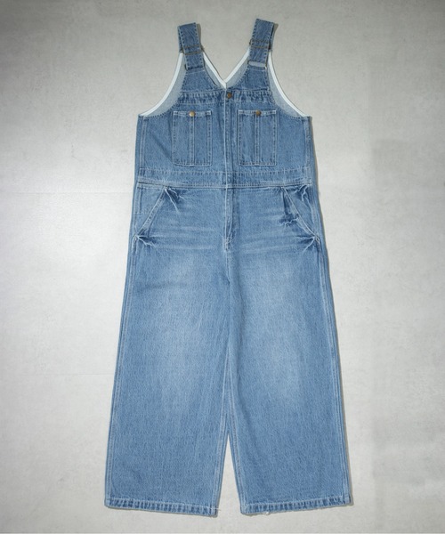 サロペット・オーバーオール・オールインワン rosy luce HEART NECK DENIM OVERALLS OUTERSUNSET（アウターサンセット）の「denim overall