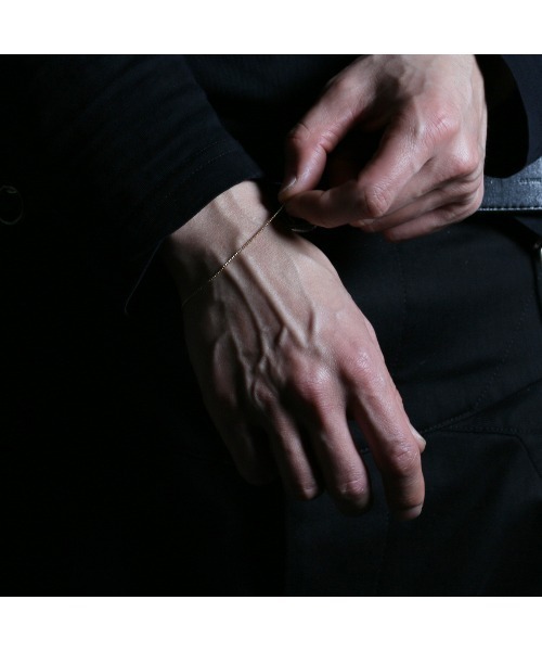 JAM HOME MADE（ジャムホームメイド）の「R18K ブレスレット 喜平M 17cm/メンズ/レディース/ユニセックス/18金イエローゴールド（ブレスレット・メンズ・イエローゴールド・ONE SIZE）」の3枚目の写真