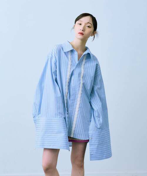 ブラウス シャツ cwtch　MULTIWAY WIDE SHIRTS レディース cwtch MULTIWAY WIDE SHIRTS（シャツ/ブラウス）｜THE GOODLAND