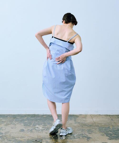 THE GOODLAND MARKET（ザグッドランドマーケット）の「cwtch　MULTIWAY WIDE SHIRTS（シャツ/ブラウス・レディース・ライトブルー/ホワイト・FREE）」の19枚目の写真