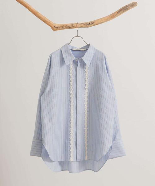 THE GOODLAND MARKET（ザグッドランドマーケット）の「cwtch　MULTIWAY WIDE SHIRTS（シャツ/ブラウス・レディース・ライトブルー/ホワイト・FREE）」の20枚目の写真