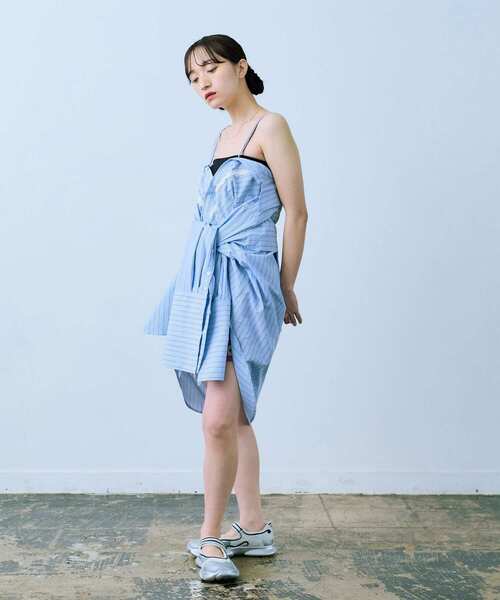 ブラウス シャツ cwtch　MULTIWAY WIDE SHIRTS レディース cwtch MULTIWAY WIDE SHIRTS（シャツ/ブラウス）｜THE GOODLAND