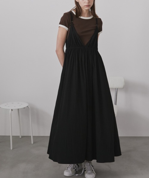 Auntie Rosa Holiday（アンティローザホリデー）の「ボリュームマキシキャミワンピース / 前後2WAY（ワンピース・レディース・ブルー/ライム/その他/ブラック・FREE）」の21枚目の写真