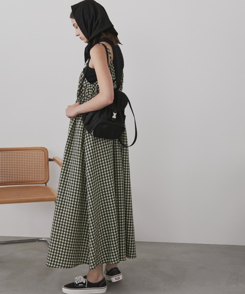 Auntie Rosa Holiday（アンティローザホリデー）の「ボリュームマキシキャミワンピース / 前後2WAY（ワンピース・レディース・ブルー/ライム/その他/ブラック・FREE）」の17枚目の写真