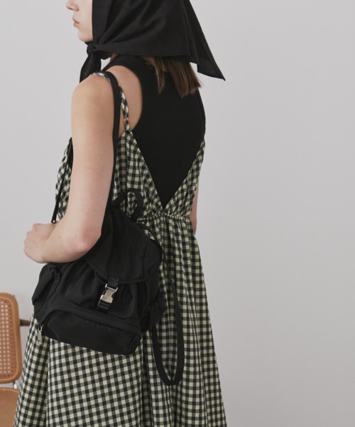 Auntie Rosa Holiday（アンティローザホリデー）の「ボリュームマキシキャミワンピース / 前後2WAY（ワンピース・レディース・ブルー/ライム/その他/ブラック・FREE）」の19枚目の写真