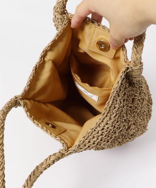 RODE SKO（ロデスコ）の「ペーパーショルダートートバッグ（トートバッグ・レディース・ナチュラル/グレー/グリーン/オレンジ・ONE）」の9枚目の写真