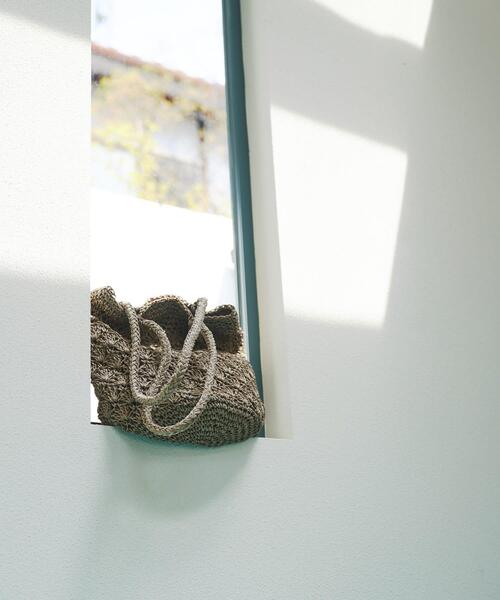 RODE SKO（ロデスコ）の「ペーパーショルダートートバッグ（トートバッグ・レディース・ナチュラル/グレー/グリーン/オレンジ・ONE）」の19枚目の写真