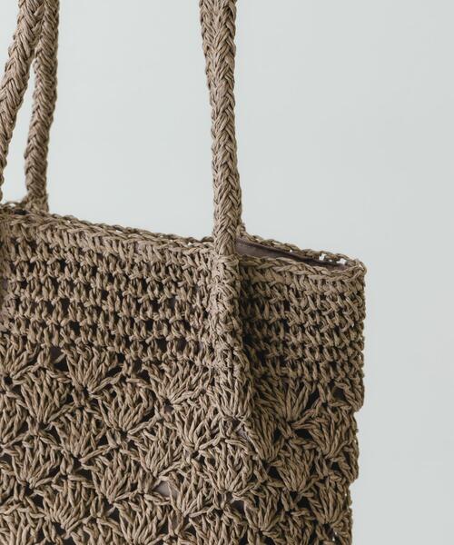 RODE SKO（ロデスコ）の「ペーパーショルダートートバッグ（トートバッグ・レディース・ナチュラル/グレー/グリーン/オレンジ・ONE）」の21枚目の写真