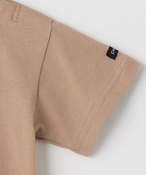 petit main（プティマイン）の「【防汚加工】DOGグラフィック半袖Tシャツ（Tシャツ/カットソー・キッズ・ラベンダー/モカ/オフホワイト・100cm/90cm/110cm/80ｃｍ/120cm/130cm）」の16枚目の写真