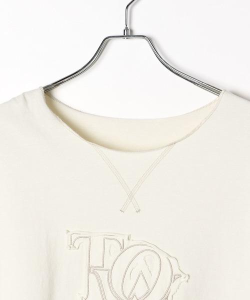 BAYFLOW（ベイフロー）の「ピグメントボートネックロングスリーブT（Tシャツ/カットソー・レディース・チャコール/イエロー/オフホワイト・FREE）」の18枚目の写真