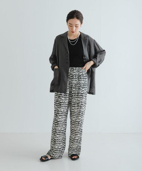 URBAN RESEARCH（アーバンリサーチ）の「new basic　ラミーオーバージャケット（その他アウター・レディース・ブラック/カーキ・FREE）」の8枚目の写真