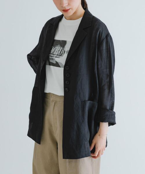 URBAN RESEARCH（アーバンリサーチ）の「new basic　ラミーオーバージャケット（その他アウター・レディース・ブラック/カーキ・FREE）」の16枚目の写真