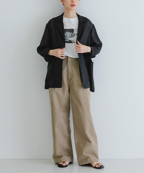 URBAN RESEARCH（アーバンリサーチ）の「new basic　ラミーオーバージャケット（その他アウター・レディース・ブラック/カーキ・FREE）」の20枚目の写真