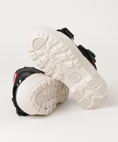 HUNTER(ハンター)の「【HUNTER】 U CITY REBEL NEO&LEATHER BUCKLE STRAP シティレーベルネオアンドレザーバックルストラップ(サンダル・レディース・ブラック・5/6/4)」の9枚目の写真