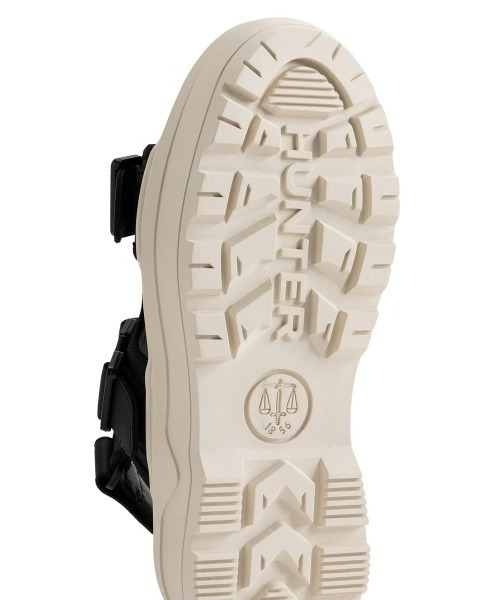 HUNTER(ハンター)の「【HUNTER】 U CITY REBEL NEO&LEATHER BUCKLE STRAP シティレーベルネオアンドレザーバックルストラップ(サンダル・レディース・ブラック・5/6/4)」の5枚目の写真