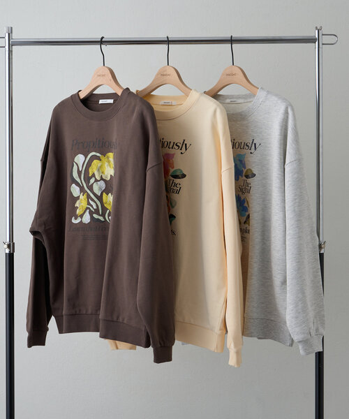 WEB限定】フラワービッグスウェット（スウェット）｜DISCOAT（ディス