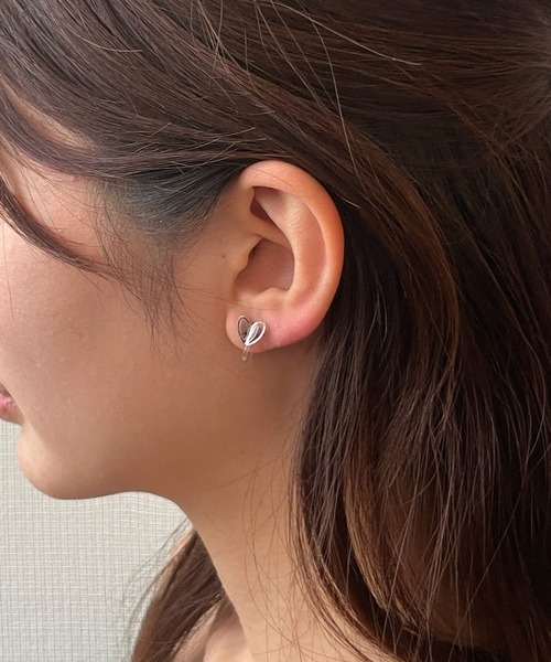 【heradi】'Breeze'095Earring〜ピアス★日本未入荷 2021FW ハートノンホールピアス3（ピアス（両耳用））｜FOREVER 21