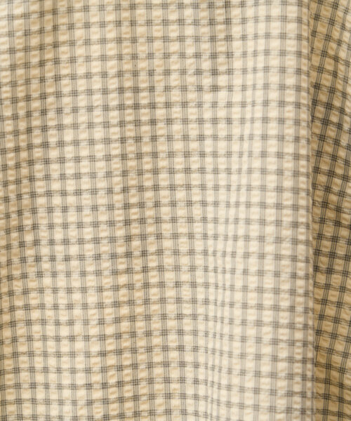 CIAOPANIC TYPY(チャオパニックティピー)の「【UNISEX】ポコポコチェック半袖シャツ(シャツ/ブラウス・レディース・ブルー/ブラック/カーキ/ベージュ・MEDIUM/LARGE)」の11枚目の写真