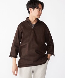 中古美品 麻100% メンズカプリシャツ2枚セット 中古美品 麻100% メンズカプリシャツ2枚セット 中古美品 麻100