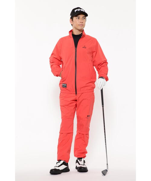 PING APPAREL】ダーミザクスレインウェアトップ&ボトムセット ＜GOLD