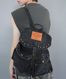 GIVARIZE スタッズ付きバックパック ブラック GIVARIZE スタッズ付きバックパック ブラック