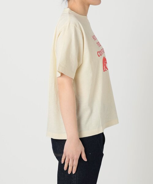 tシャツ 「キシリトール加工」Champion/チャンピオン SLOBE別注 ロゴTシャツ レディース Champion tシャツ 「キシリトール加工」Champion/チャンピオン