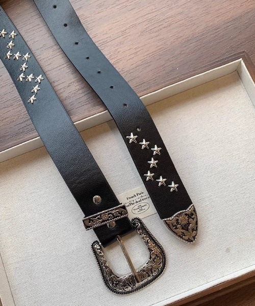 lilful(リルフル)の「スターモチーフスタッズデザインベルト(ベルト・レディース・ブラック/ブラウン・F)」の18枚目の写真