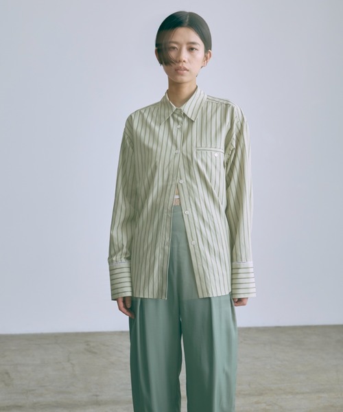 EN NEUME(エンノイム)の「Vintage Satin Pants(その他パンツ・レディース・ブルー/グリーン/バーガンディー・0/1)」の19枚目の写真