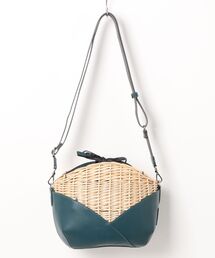 Y'SACCS（イザック）の「【ムック本掲載】ウィッカーバスケットショルダー（かごバッグ）」