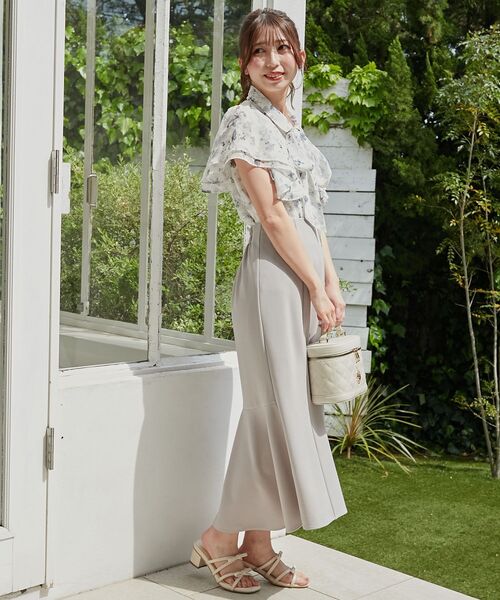 MAJESTIC LEGON（マジェスティックレゴン）の「ベーシックマーメイドスカート（スカート・レディース・アイボリー/グレー/ブラック・SMALL/MEDIUM）」の13枚目の写真