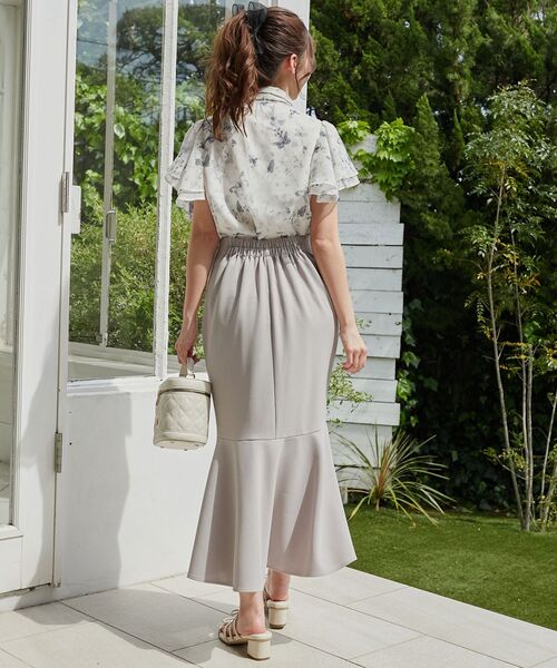 MAJESTIC LEGON（マジェスティックレゴン）の「ベーシックマーメイドスカート（スカート・レディース・アイボリー/グレー/ブラック・SMALL/MEDIUM）」の14枚目の写真