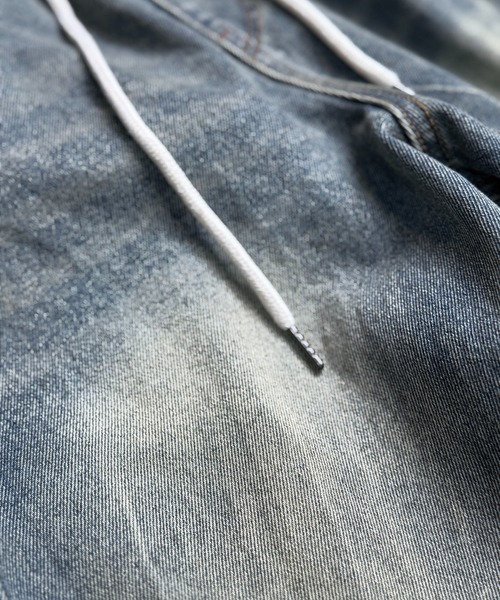 CALIFORNIA OUTFITTERS(カリフォルニア アウトフィッターズ)の「4D43 BLEACH FADE DRAWSTRING DENIM(デニムパンツ・メンズ・ブルー/ダークブルー/インディゴブルー・F)」の9枚目の写真