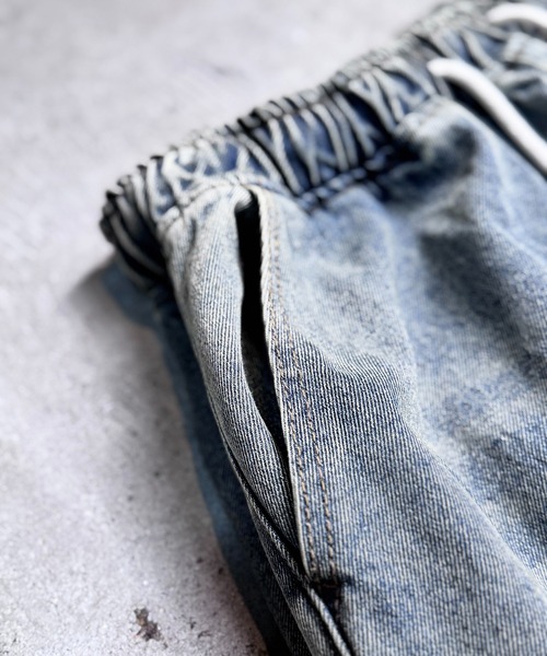 CALIFORNIA OUTFITTERS(カリフォルニア アウトフィッターズ)の「4D43 BLEACH FADE DRAWSTRING DENIM(デニムパンツ・メンズ・ブルー/ダークブルー/インディゴブルー・F)」の10枚目の写真