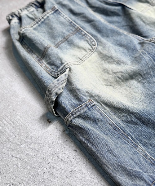 CALIFORNIA OUTFITTERS(カリフォルニア アウトフィッターズ)の「4D43 BLEACH FADE DRAWSTRING DENIM(デニムパンツ・メンズ・ブルー/ダークブルー/インディゴブルー・F)」の13枚目の写真