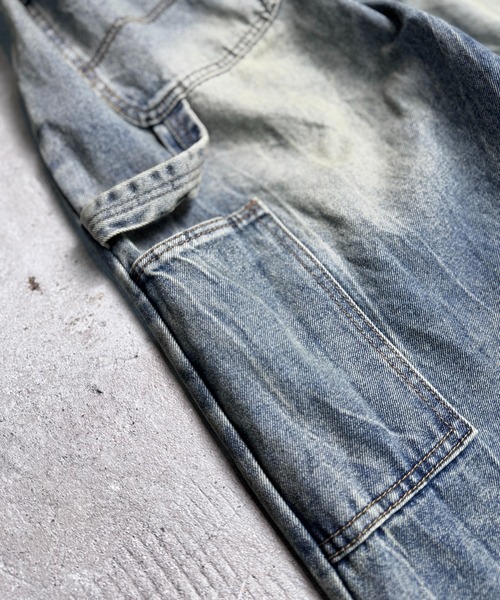 CALIFORNIA OUTFITTERS(カリフォルニア アウトフィッターズ)の「4D43 BLEACH FADE DRAWSTRING DENIM(デニムパンツ・メンズ・ブルー/ダークブルー/インディゴブルー・F)」の5枚目の写真