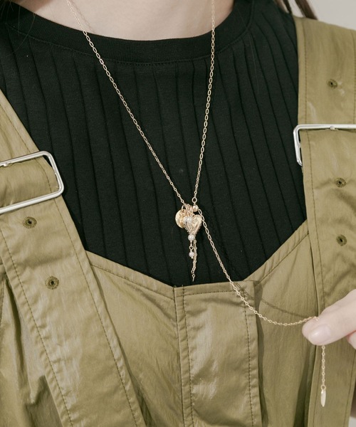 SMELLY（スメリー）の「パールモチーフマルチWAYスライドネックレス（ネックレス・レディース・ゴールド・-）」の4枚目の写真