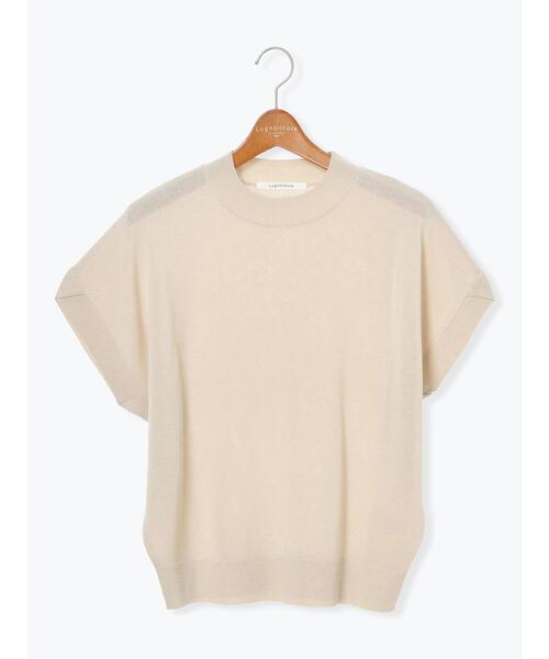 Lugnoncure(ルノンキュール)の「チューリップスリーブニット(ニット/セーター・レディース・オフホワイト/ベージュ/ブラック/チャコールグレー/グリーン・F)」の11枚目の写真