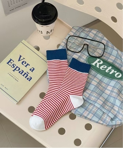 Burner(バーナー)の「【OKUOKU 0909】アソート シンプル ソックス oku-socks-g2-1(ソックス/靴下・レディース・レッド/イエロー/オレンジ/ブラック系その他2/チャコール/ホワイト系その他2/ホワイト系その他4/ピンク系その他5/ベージュ系その他3/ベージュ系その他4/グリーン系その他5/ブラック系その他4/ブラウン系その他2/ブラウン系その他3/ベージュ系その他2/グリーン/グリーン系5/ホワイト系4/ホワイト系その他3・FREE)」の2枚目の写真