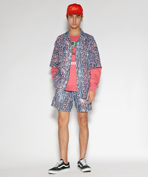 ALDIES(アールディーズ)の「Python Shirts / パイソンシャツ(シャツ/ブラウス・メンズ・ピンク/ブルー・MEDIUM/LARGE/SMALL)」の2枚目の写真