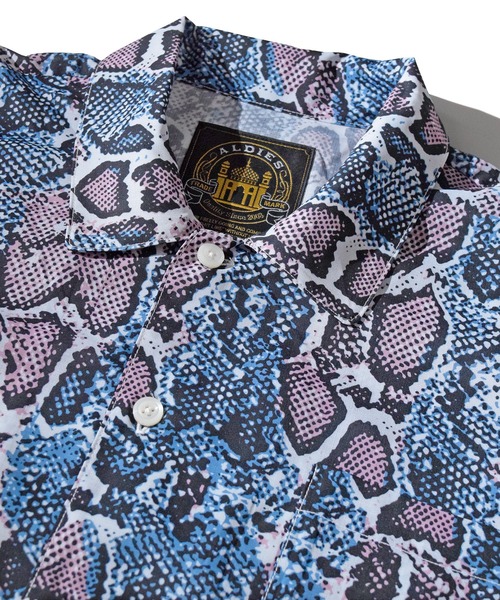 ALDIES(アールディーズ)の「Python Shirts / パイソンシャツ(シャツ/ブラウス・メンズ・ピンク/ブルー・MEDIUM/LARGE/SMALL)」の4枚目の写真