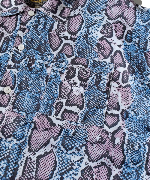 ALDIES(アールディーズ)の「Python Shirts / パイソンシャツ(シャツ/ブラウス・メンズ・ピンク/ブルー・MEDIUM/LARGE/SMALL)」の5枚目の写真