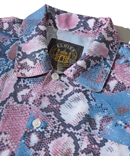 ALDIES(アールディーズ)の「Python Shirts / パイソンシャツ(シャツ/ブラウス・メンズ・ピンク/ブルー・MEDIUM/LARGE/SMALL)」の8枚目の写真