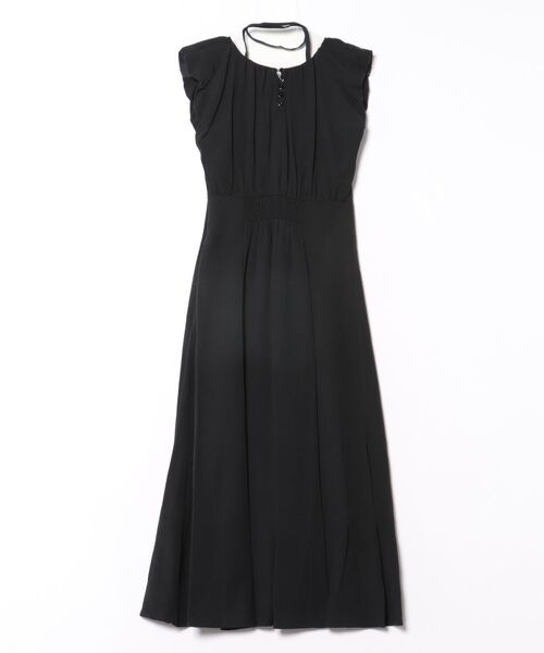【新作】 アルシーヴ Vネックバルーンノースリワンピース アイボリー マキシ Vネックバルーンノースリワンピース(M IVORY): ワンピース