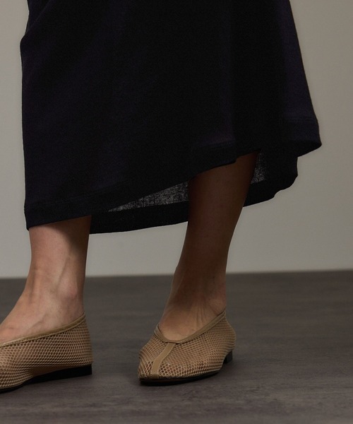 SALON adam et rope'(サロン アダム エ ロペ)の「nu=layerアシンメトリーシャーリングスカート(スカート・レディース・レッド/ブラック/ホワイト・FREE)」の10枚目の写真