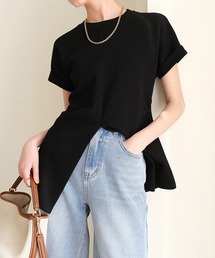Miniministore（ミニミニストア）の「フロントスリットtシャツレディース韓国風（Tシャツ/カットソー）」